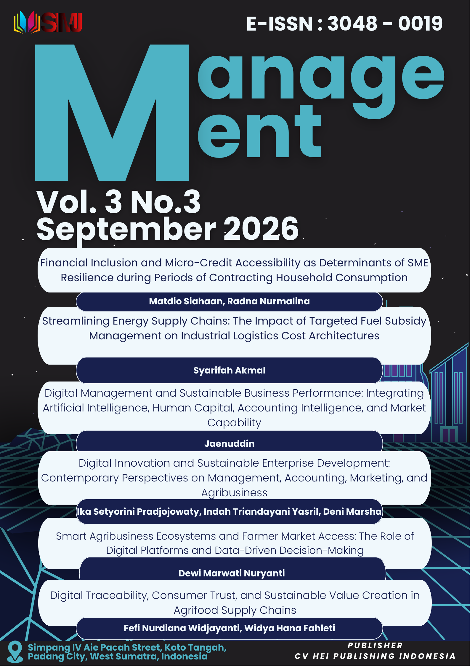 					View Vol. 3 No. 3 (2026): September 2026
				