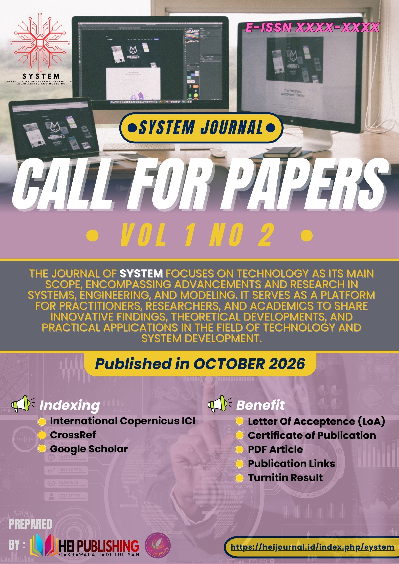 					View Vol. 1 No. 2 (2026): CALL FOR PAPERS
				